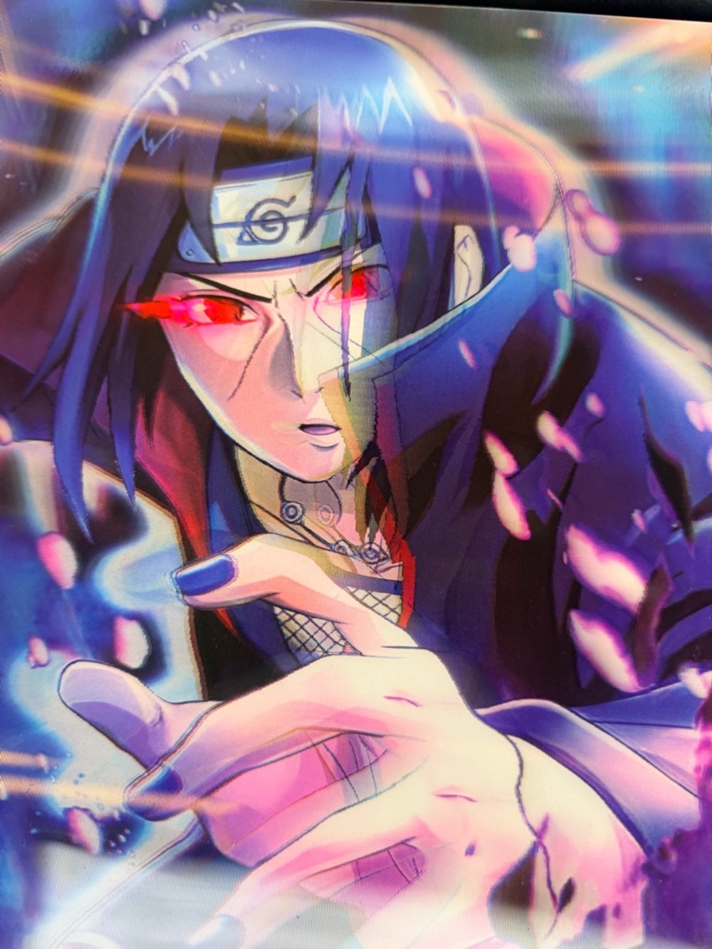 Itachi Uchiha Naruto 3D Holographic Poster